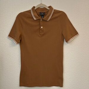 H&M Brown Polo Shirt Size Small